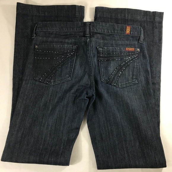 7 for all Mankind Denim - 7 For All Mankind Dojo Crystal 7 Jeans FAM 28